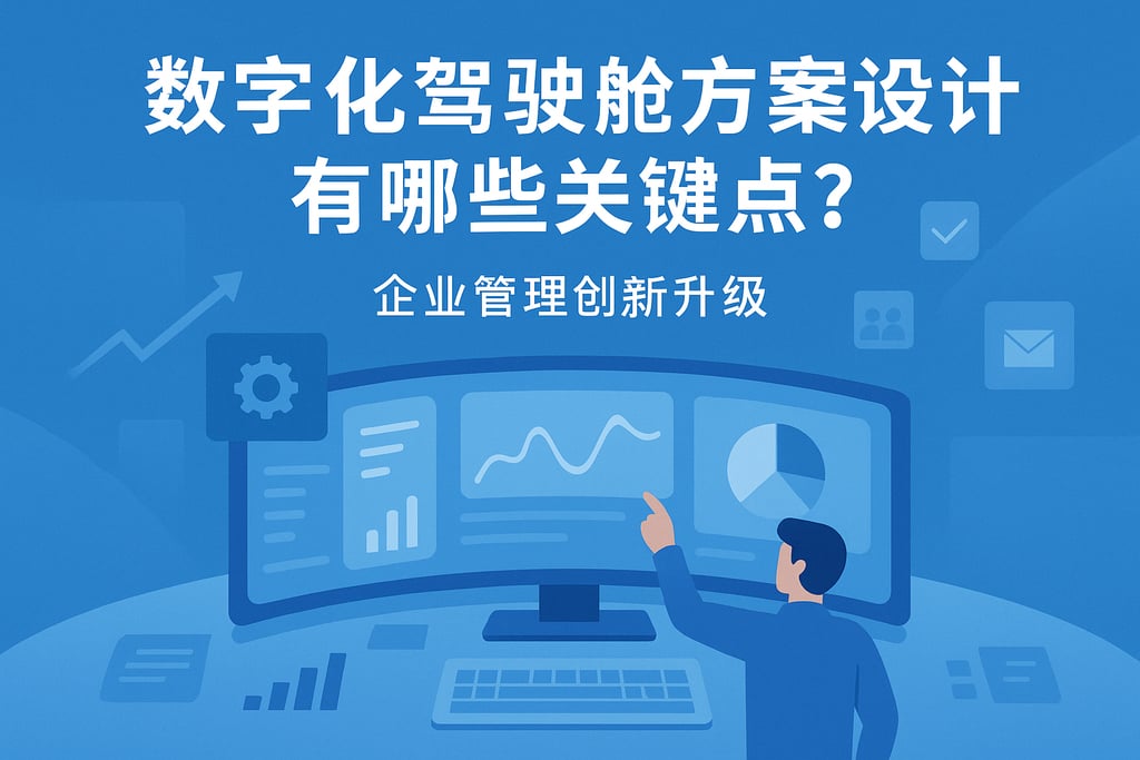 数字化驾驶舱方案设计有哪些关键点？企业管理创新升级