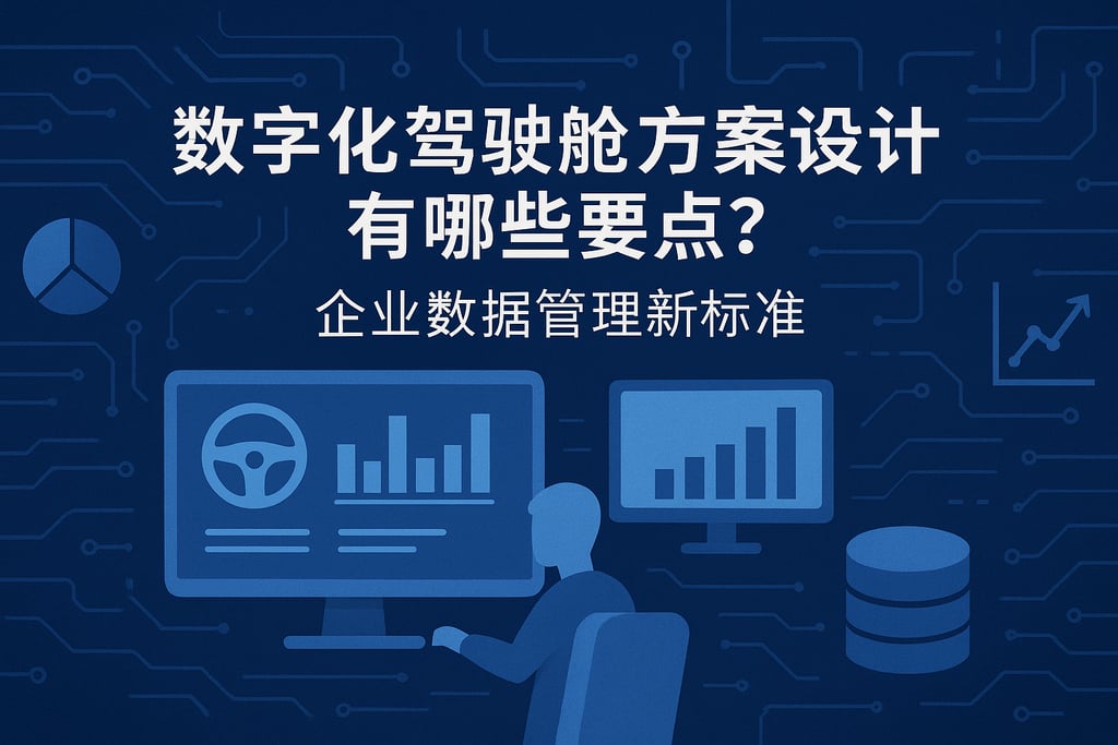 数字化驾驶舱方案设计有哪些要点？企业数据管理新标准