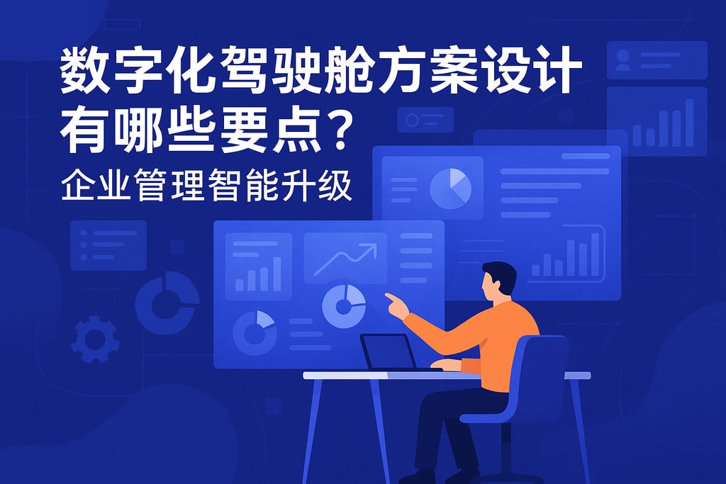 数字化驾驶舱方案设计有哪些要点？企业管理智能升级