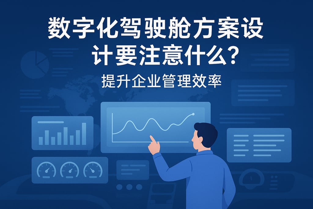 数字化驾驶舱方案设计要注意什么？提升企业管理效率