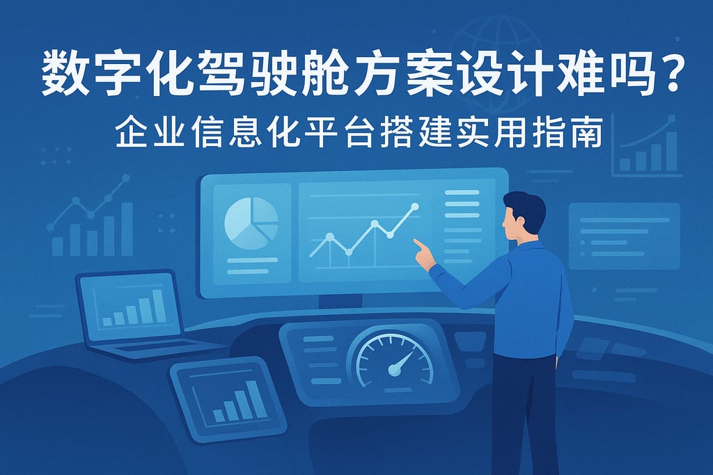 数字化驾驶舱方案设计难吗？企业信息化平台搭建实用指南