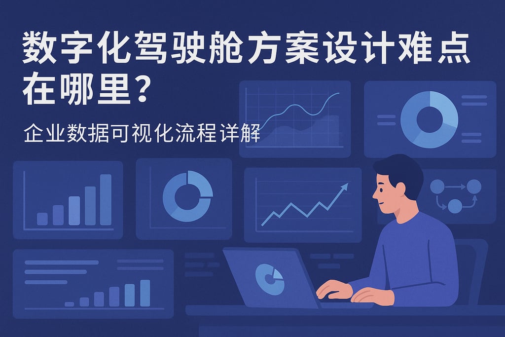 数字化驾驶舱方案设计难点在哪？企业数据可视化流程详解