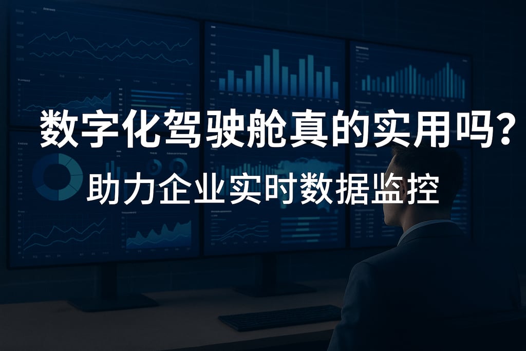 数字化驾驶舱真的实用吗？助力企业实时数据监控