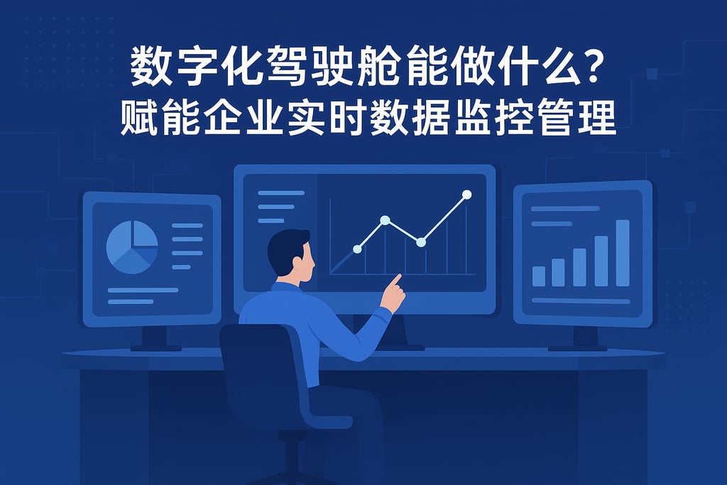 数字化驾驶舱能做什么？赋能企业实时数据监控管理