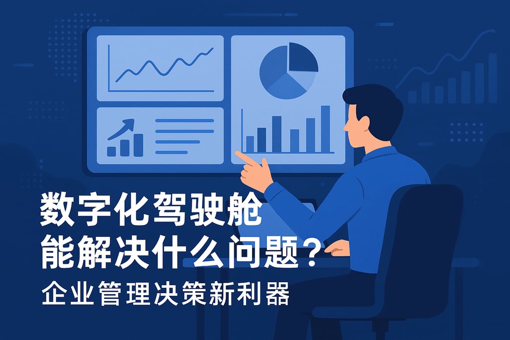 数字化驾驶舱能解决什么问题？企业管理决策新利器