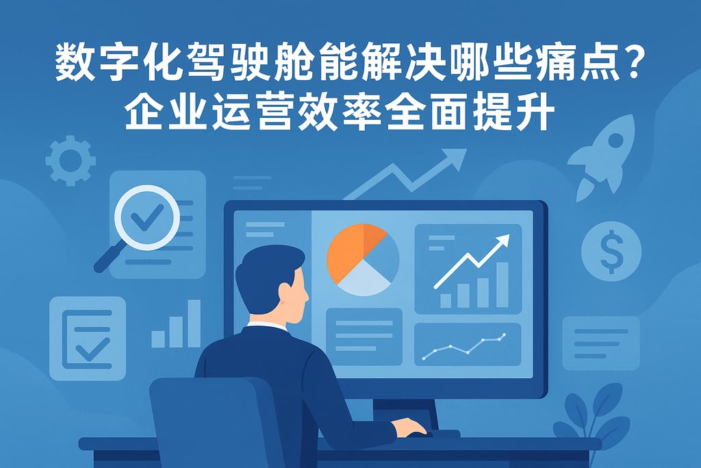 数字化驾驶舱能解决哪些痛点？企业运营效率全面提升