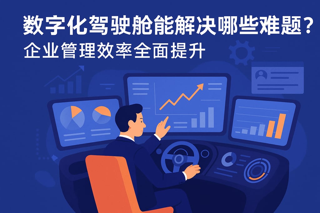 数字化驾驶舱能解决哪些难题？企业管理效率全面提升