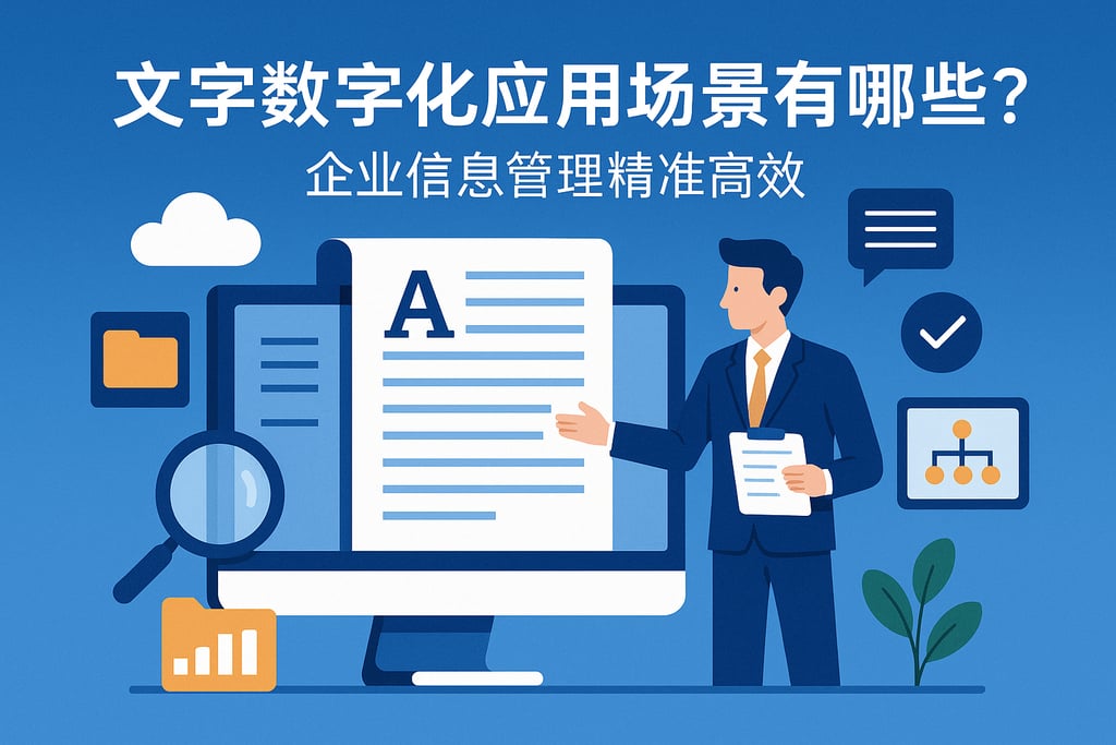 文字数字化应用场景有哪些？企业信息管理精准高效
