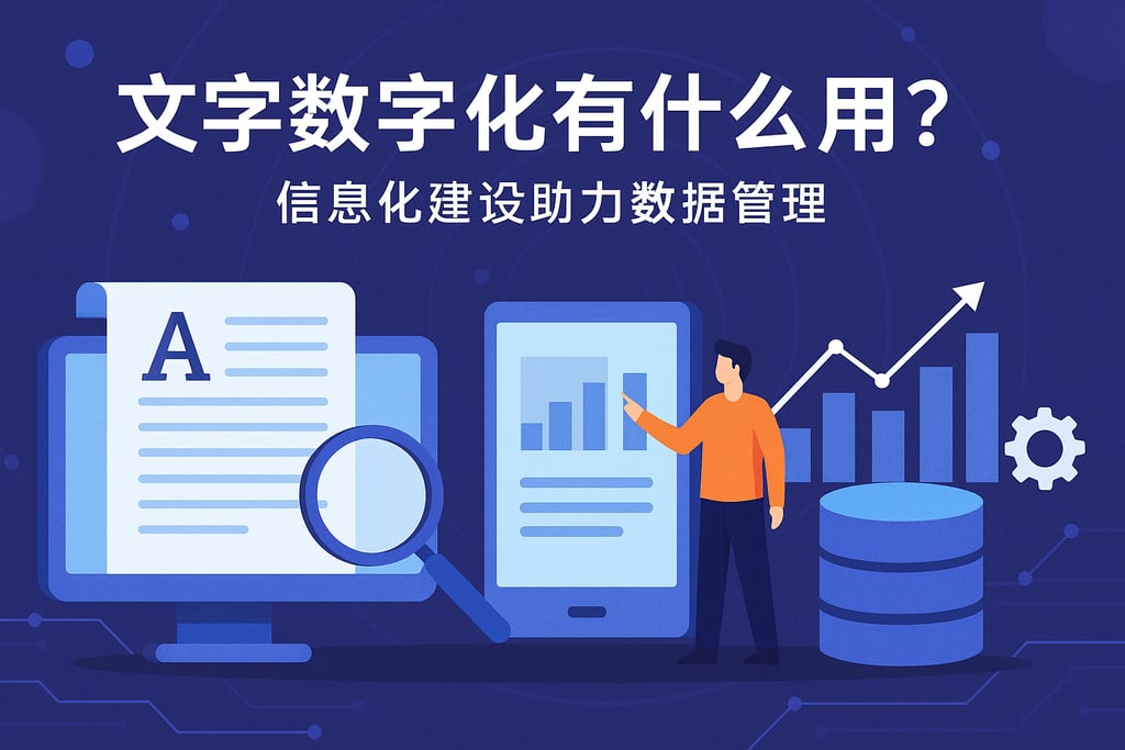 文字数字化有什么用？信息化建设助力数据管理