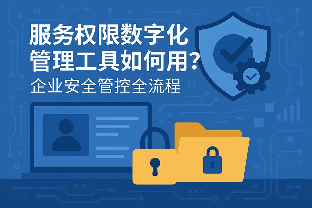 服务权限数字化管理工具如何用？企业安全管控全流程