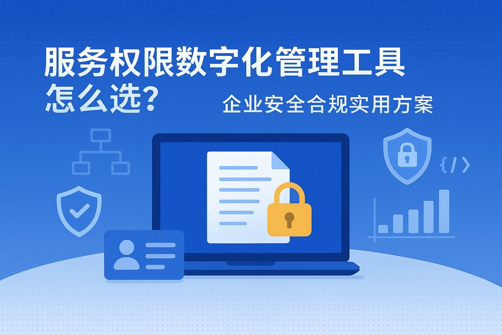 服务权限数字化管理工具怎么选？企业安全合规的实用方案