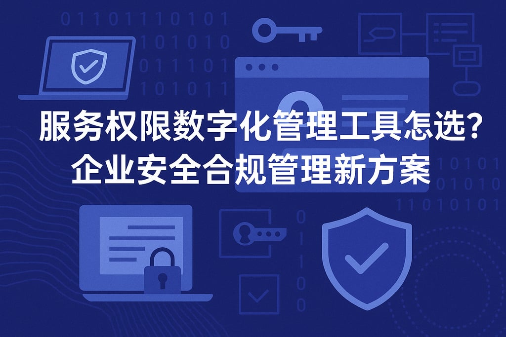 服务权限数字化管理工具怎么选？企业安全合规管理新方案