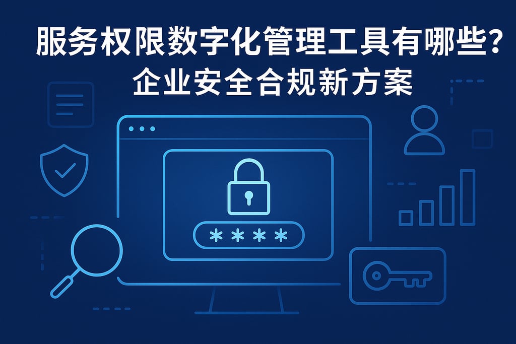 服务权限数字化管理工具有哪些？企业安全合规新方案