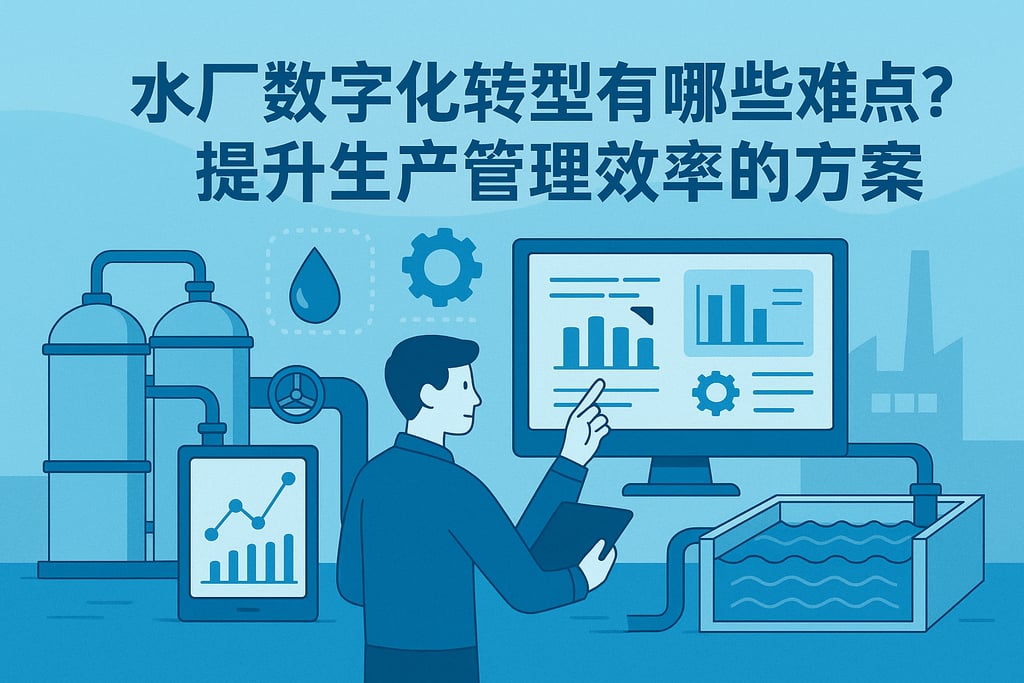 水厂数字化转型有哪些难点？提升生产管理效率的方案