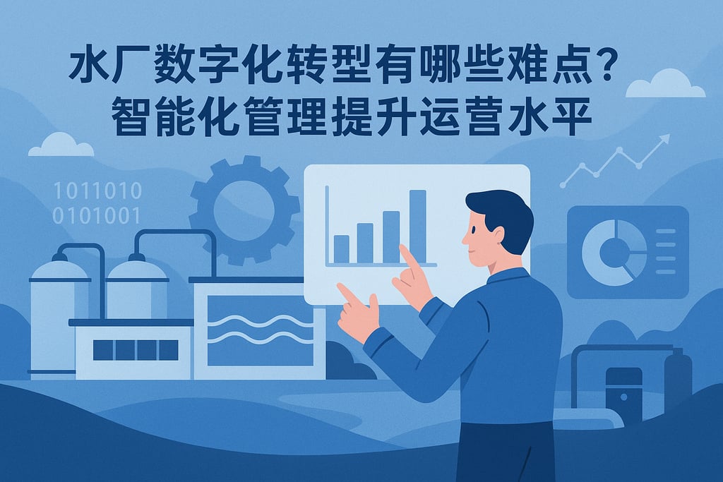 水厂数字化转型有哪些难点？智能化管理提升运营水平