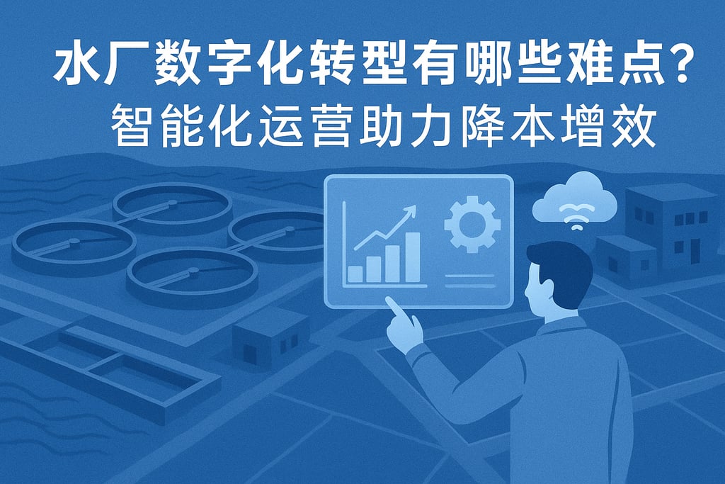 水厂数字化转型有哪些难点？智能化运营助力降本增效