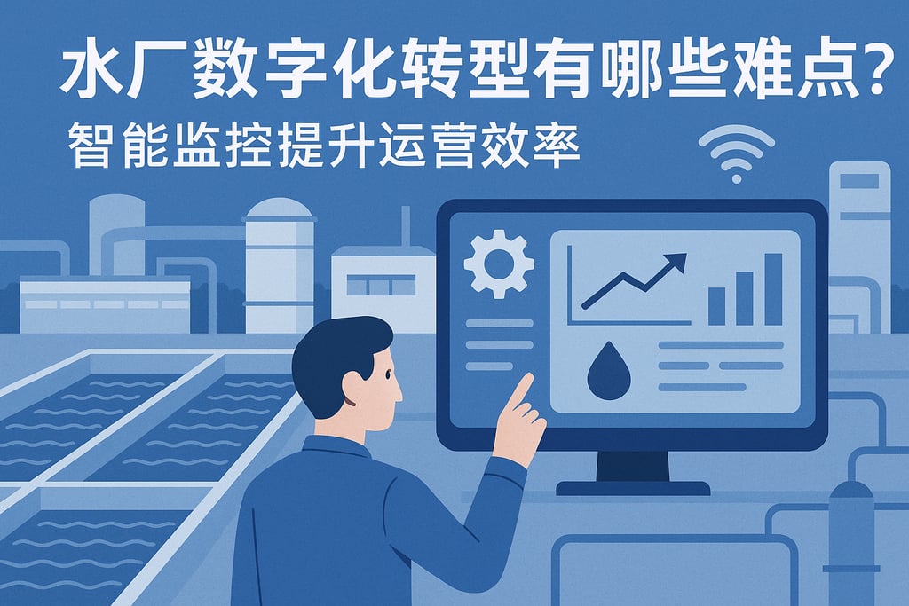 水厂数字化转型有哪些难点？智能监控提升运营效率