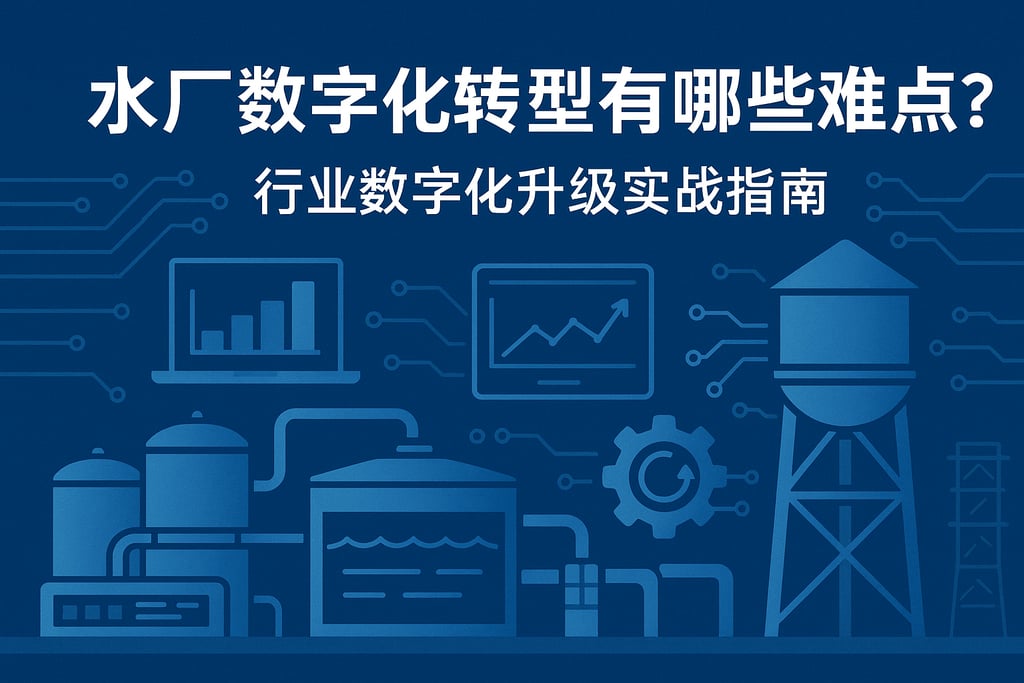 水厂数字化转型有哪些难点？行业数字化升级实战指南