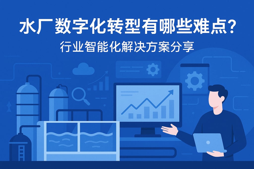 水厂数字化转型有哪些难点？行业智能化解决方案分享