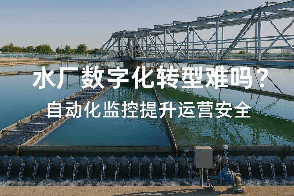 水厂数字化转型难吗？自动化监控提升运营安全