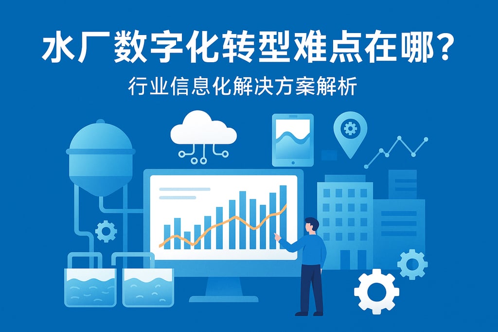 水厂数字化转型难点在哪？行业信息化解决方案解析