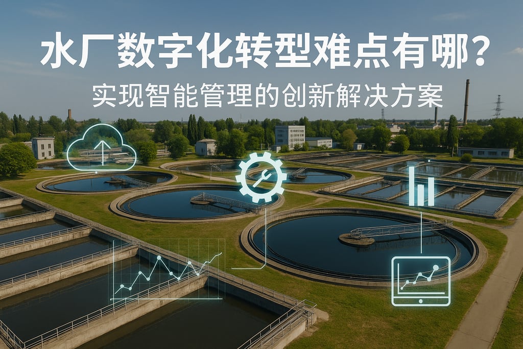 水厂数字化转型难点有哪些？实现智能管理的创新解决方案