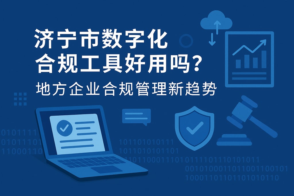 济宁市数字化合规工具好用吗？地方企业合规管理新趋势