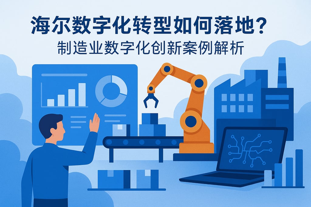 海尔数字化转型如何落地？制造业数字化创新案例解析
