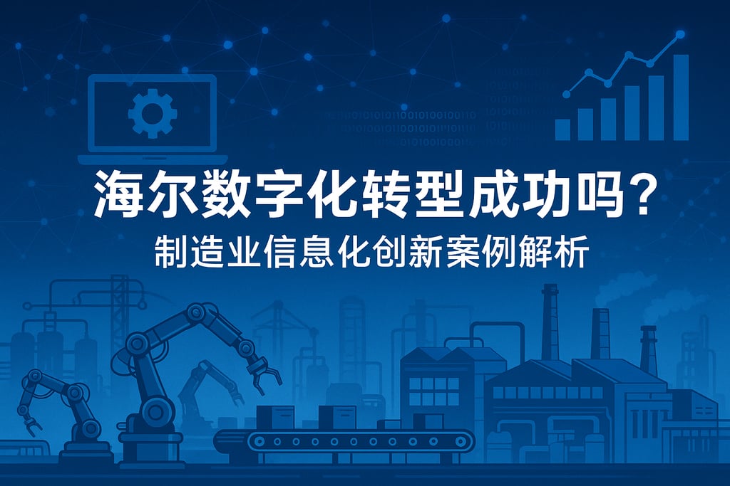 海尔数字化转型成功吗？制造业信息化创新案例解析