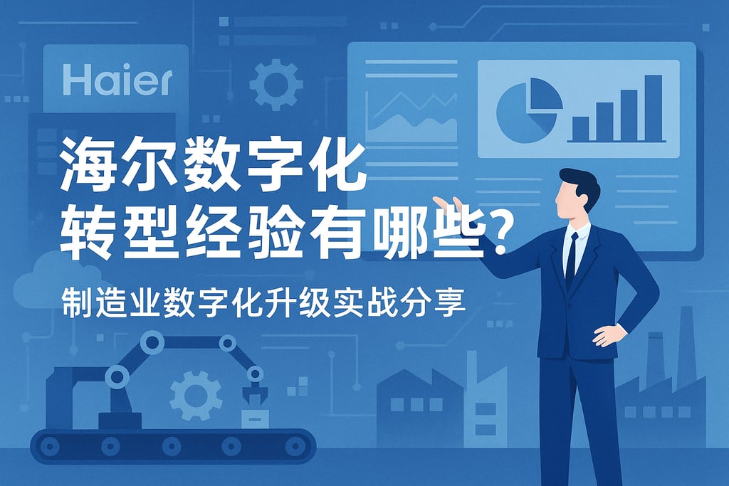 海尔数字化转型经验有哪些？制造业数字化升级实战分享