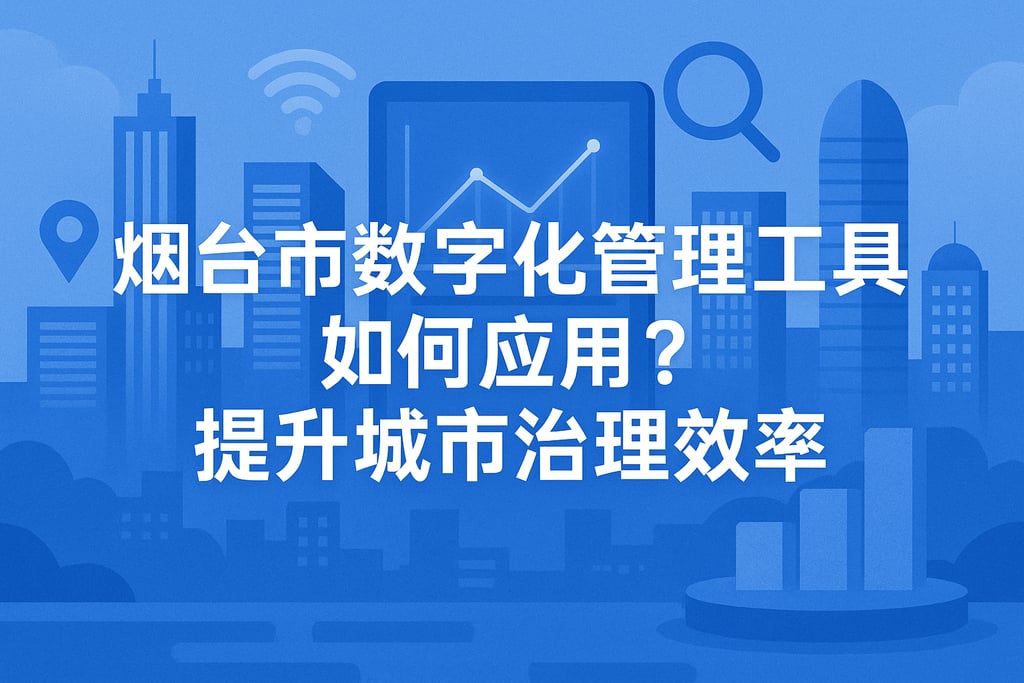 烟台市数字化管理工具如何应用？提升城市治理效率