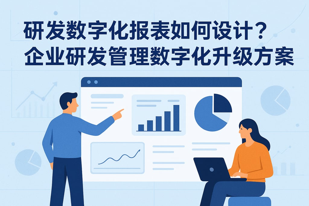 研发数字化报表如何设计？企业研发管理数字化升级方案