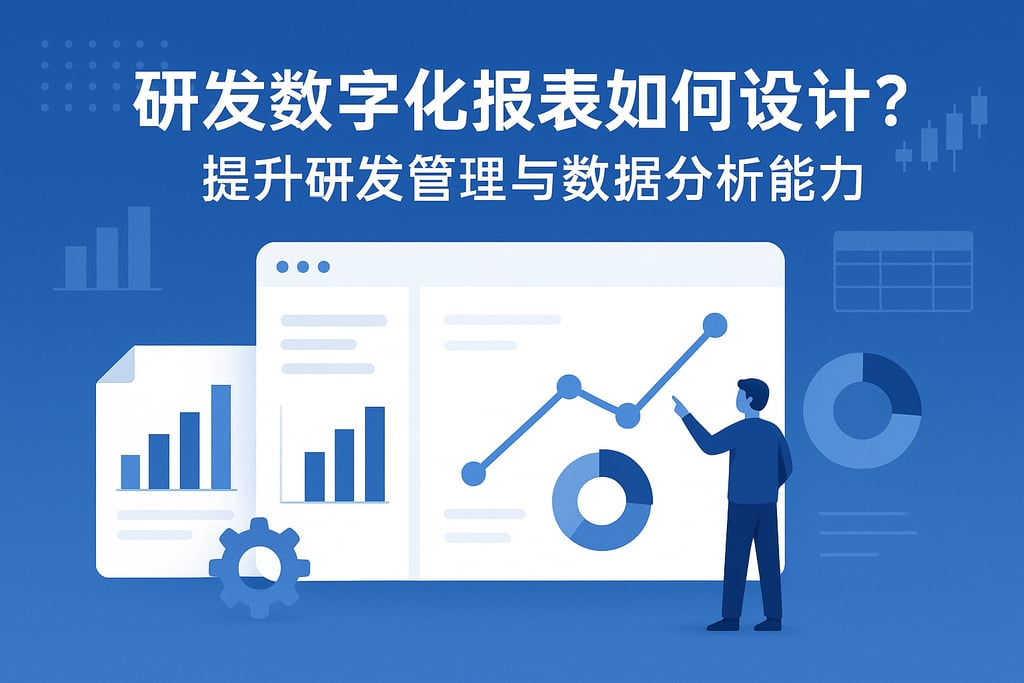 研发数字化报表如何设计？提升研发管理与数据分析能力