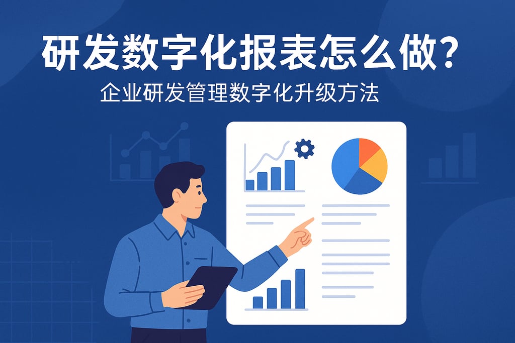 研发数字化报表怎么做？企业研发管理数字化升级方法