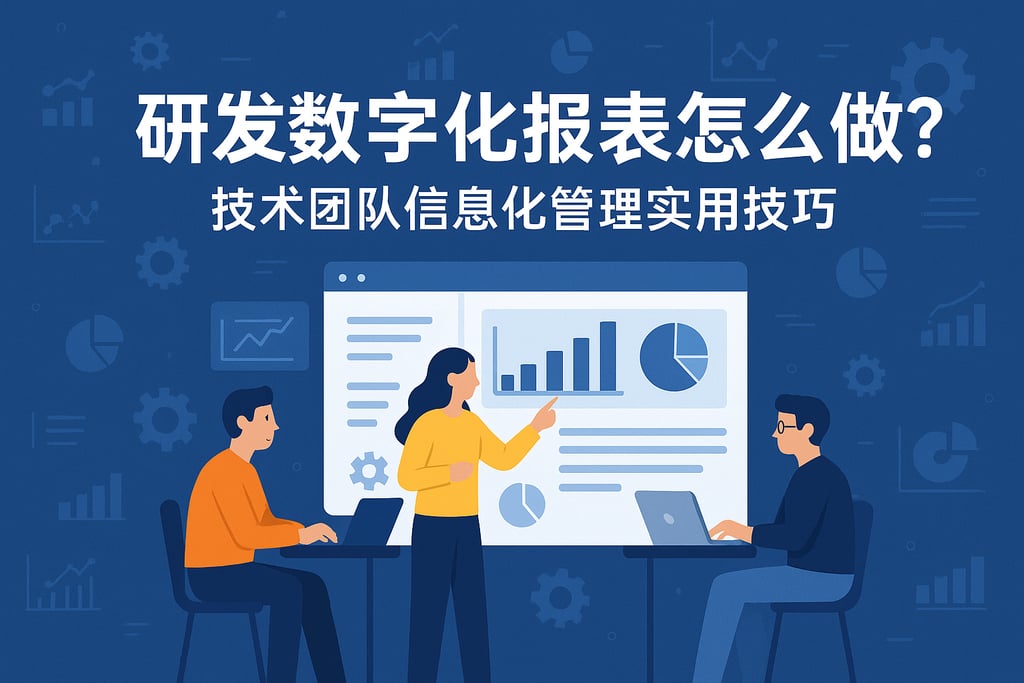 研发数字化报表怎么做？技术团队信息化管理实用技巧