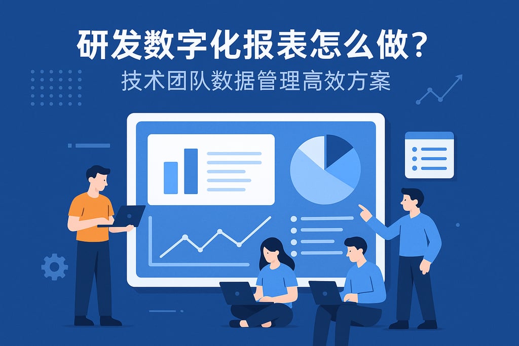 研发数字化报表怎么做？技术团队数据管理高效方案