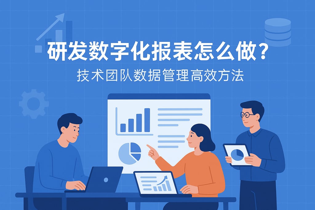 研发数字化报表怎么做？技术团队数据管理高效方法