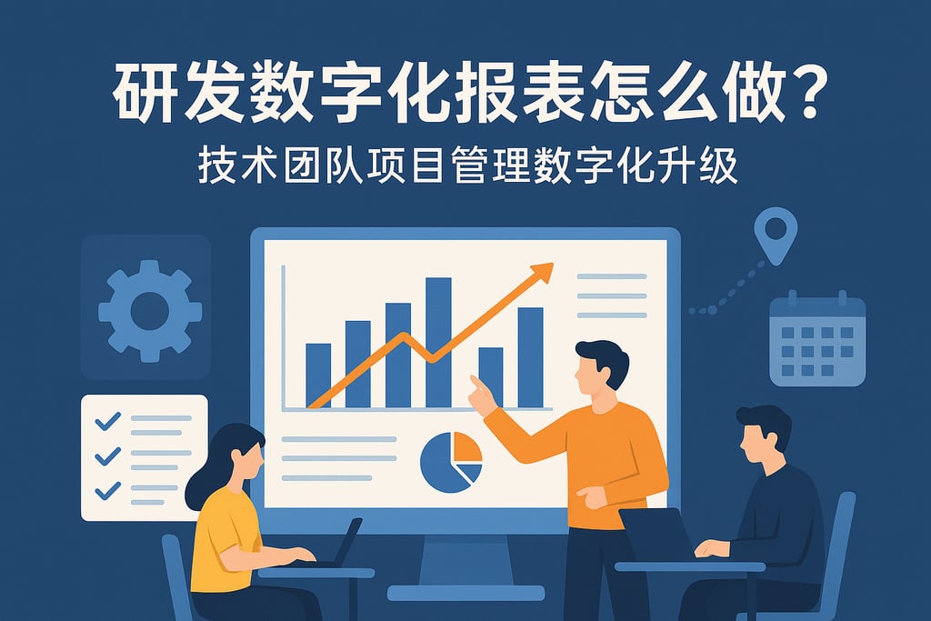 研发数字化报表怎么做？技术团队项目管理数字化升级