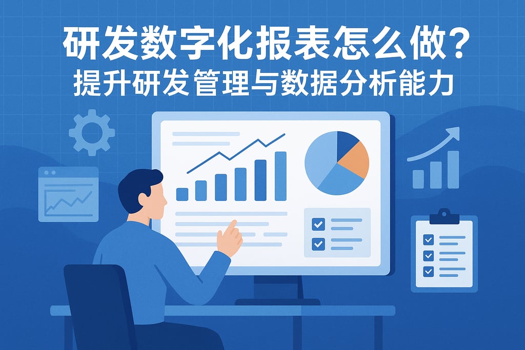 研发数字化报表怎么做？提升研发管理与数据分析能力