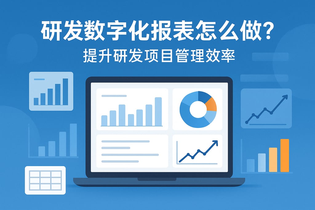 研发数字化报表怎么做？提升研发项目管理效率