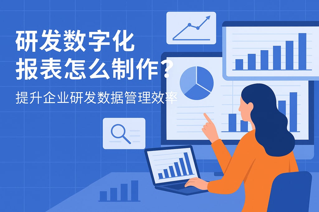 研发数字化报表怎么制作？提升企业研发数据管理效率