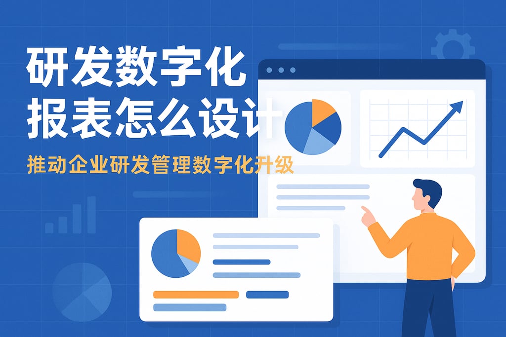 研发数字化报表怎么设计？推动企业研发管理数字化升级
