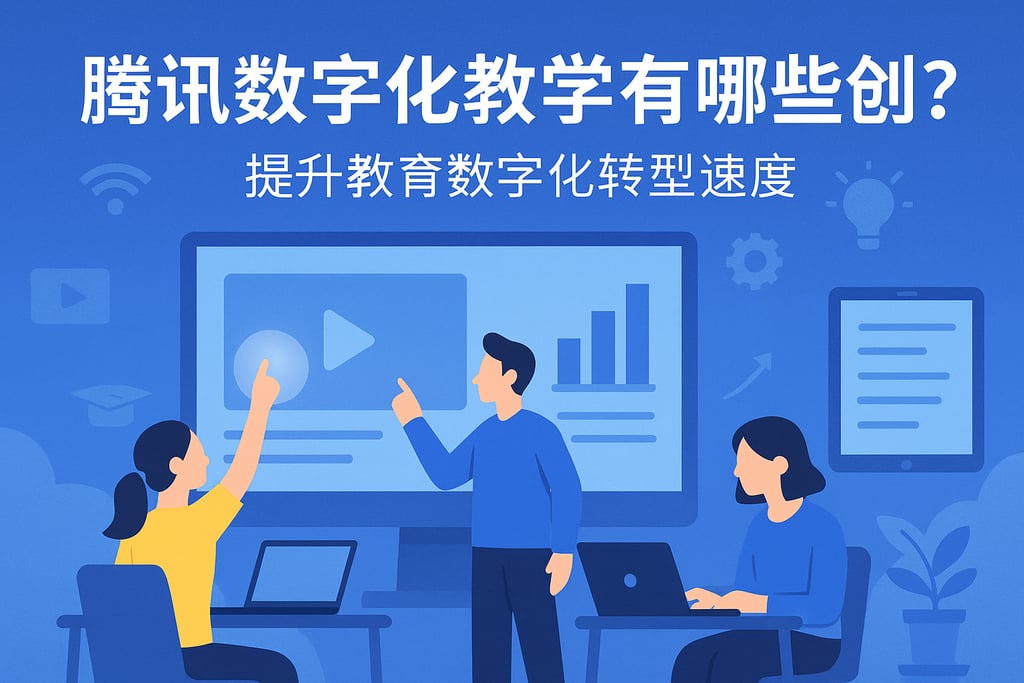 腾讯数字化教学有哪些创新？提升教育数字化转型速度