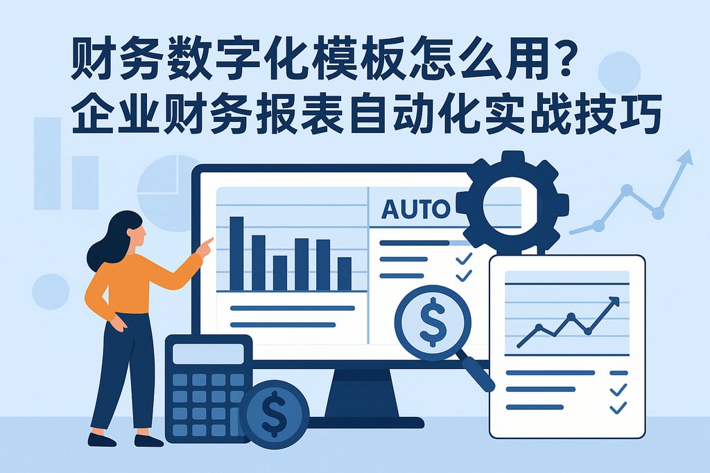 财务数字化模板怎么用？企业财务报表自动化实战技巧