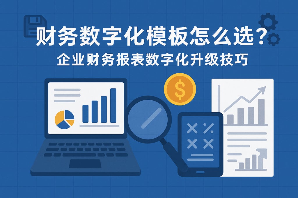 财务数字化模板怎么选？企业财务报表数字化升级技巧