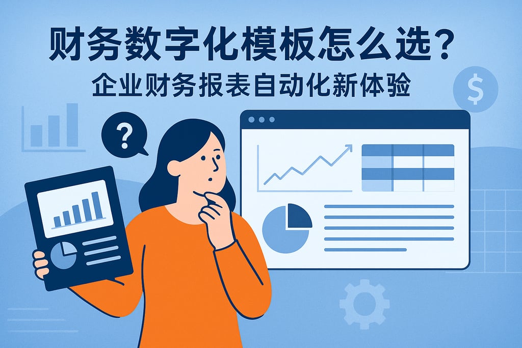 财务数字化模板怎么选？企业财务报表自动化新体验