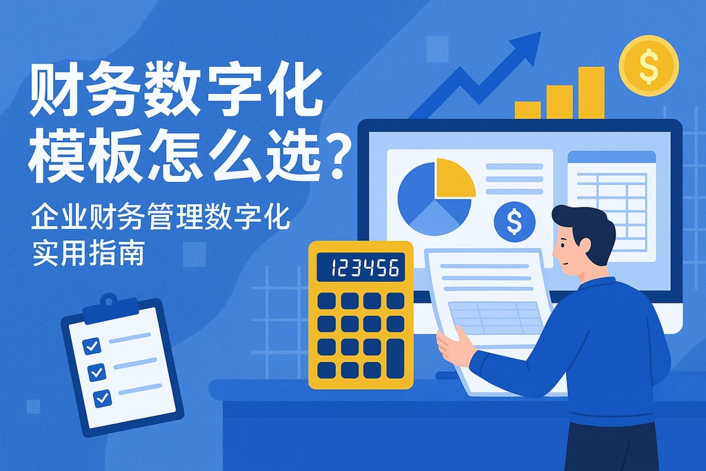 财务数字化模板怎么选？企业财务管理数字化实用指南