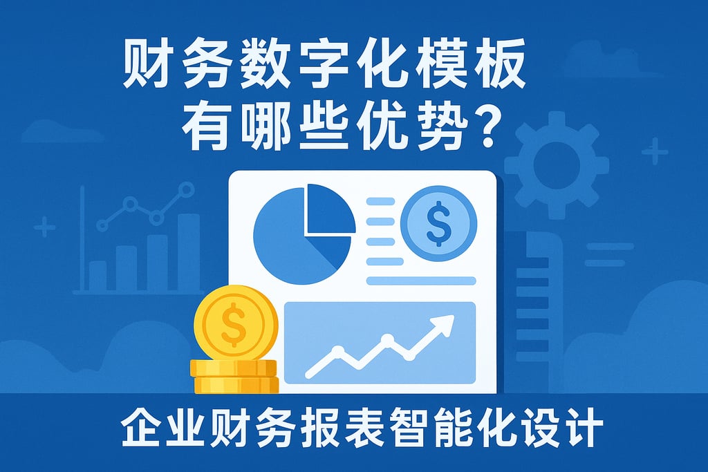 财务数字化模板有哪些优势？企业财务报表智能化设计