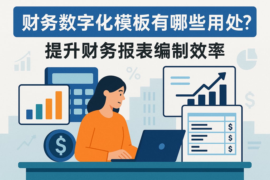 财务数字化模板有哪些用处？提升财务报表编制效率