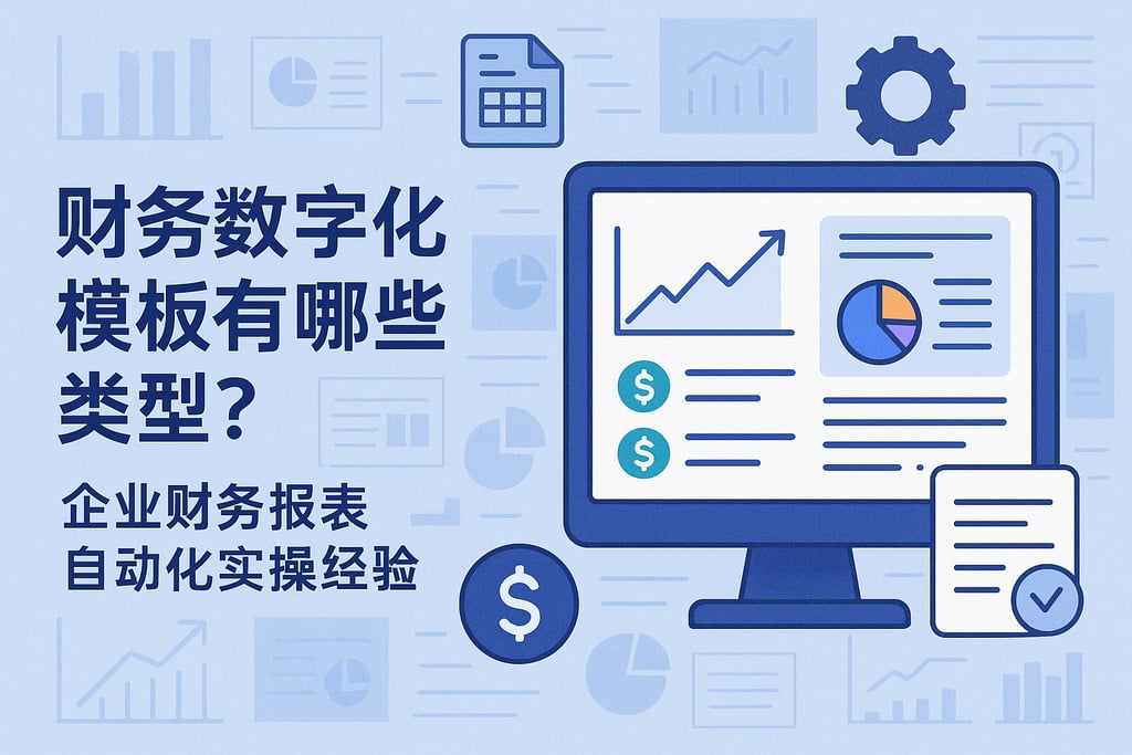 财务数字化模板有哪些类型？企业财务报表自动化实操经验